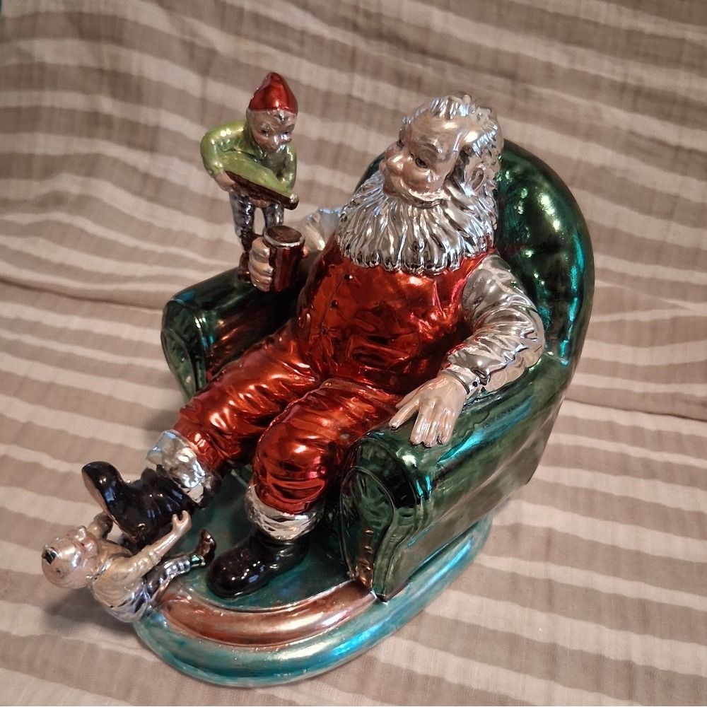 Coca-cola Santa Clause Music Box Elves